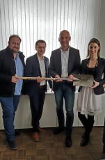 Jörg Mühlthaler, Christoph Kovacic, Verkaufsprofi Hartwig Ganster, Magdalena Stabler